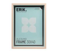 Grupo Erik: Cornice Legno 30 x 40 cm - Cornice in Legno con Profondità, Color Rovere Chiaro, Cornice da parete in legno MDF, Cornice legno chiaro 30x40 per puzzle, quadri o foto