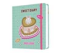 Grupo Erik: Diario Kawaii 2025 2026 - Diario scuola 2025 2026 con copertina rigida, 11 mesi, 16 x 14 cm, Diario scolastico 2025-2026, Agenda Kawaii 2025 2026