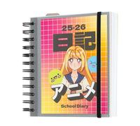 Grupo Erik: Diario Scuola 2025 2026 Anime - Agenda giornaliera 11 mesi, 16 x 14 cm, Diario scolastico 2025-2026, Diario scuola elementare bambino, Diario anime 2025 2026