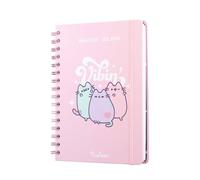 Grupo Erik: Diario Scuola 2025 2026 Pusheen, Agenda settimanale A5 12 mesi, 14,8x21 cm, Diario Pusheen 2025 2026, Agenda Pusheen 2025 2026, Cancelleria Kawaii