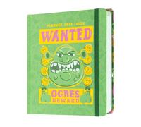 Grupo Erik: Diario Shrek 2025 2026 - Diario scuola 2025 2026 con copertina rigida, 11 mesi, 16 x 14 cm, Diario scolastico 2025-2026, Agenda Shrek 2025 2026