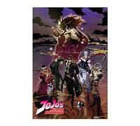 Grupo Erik Editores Poster Jojos Bizarre Adventure - Stardust Crusaders/Poster da parete Le Bizzarre Avventure di Jojo, 61x91,5cm, carta lucida/Poster da muro, incorniciabile/Poster Anime