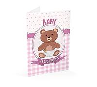 Grupo Erik editores- scheda Felicitacion Baby felicidades Rosa