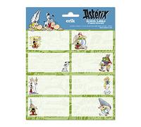 Grupo Erik: Etichette adesive Asterix e Obelix | Etichette adesive colorate | Etichette scuola, ideale per personalizzare regali,quaderni o altri prodotti di cancelleria;etichette adesive scuola libri