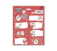 Grupo Erik: Etichette Natalizie Adesive Ho Ho Ho | Pack Adesivi per Regali di Natale, da usare come sticker natalizi, bigliettini natale piccoli adesivi o adesivi auguri natalizi