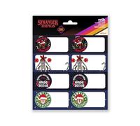 Grupo Erik: Etichette Natalizie Adesive Stranger Things | Pack Adesivi per Regali di Natale, da usare come sticker natalizi, bigliettini natale piccoli adesivi o adesivi auguri natalizi