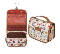 Grupo Erik Frida Kahlo Beauty Case da Viaggio | Organizer Trucchi | Beauty Case Donna da Appendere, Impermeabile, Scomparti e Gancio, Regalo Donna, 24 x 20 x 9 cm