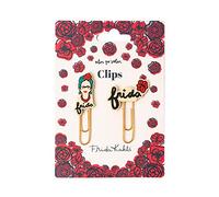 Grupo Erik Frida Kahlo Set 2 Graffette | Clip Colorate Personalizzate | Fermagli e Cancelleria per Ufficio, Idea Regalo, Design Arte Aesthetic, Frida Gadget