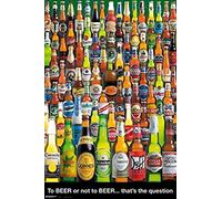 Grupo Erik GPE4570 Poster Cervezas To Beer Or Not To Beer, carta, Multicolore, 91 x 61,5 x 0,1 cm