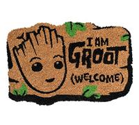 Grupo Erik Groot Zerbino 40x60 cm | Tappeto Ingresso | Zerbino Ingresso Esterno Cocco, Divertente, Base in PVC Antiscivolo, Guardiani della Galassia, Marvel Legends