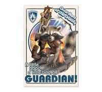 Grupo Erik: Guardiani della Galassia - Rocket e Baby Groot | Poster da Parete Marvel, 61x91,5cm, Carta Lucida | Decorazione Incorniciabile | Guardians of the Galaxy