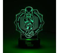 Grupo Erik Harry Potter Lampada da Scrivania LED Gaming | Luce Notturna | Luce LED, Lampada da Comodino, Cavo USB o Batterie AAA, 16 x 21,5 x 5,5 cm, Harry Potter Gadget