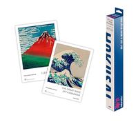 Grupo Erik: Set di 2 Mini Poster Hokusai | Pack di 2 Poster da parete Japanese Art, 38 x 52 cm, Poster da muro con carta lucida + Adesivo incluso, Arte Hokusai, Poster Giapponese