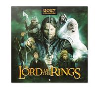 Grupo Erik Il Signore degli Anelli Gadget Calendario 2027 da Muro | Calendario da Parete 30x30 cm, Poster Incluso, Spazio per Appunti, 12 Mesi, 6 Lingue, Busta in Cartoncino, Lord of the Rings