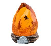 Grupo Erik Jurassic Park Lampada Ambra Fossile | Luce Notturna | Luce LED, Lampada da Scrivania, Lampada da Comodino, Cavo USB o Batterie AAA, 13,8 x 17,3 x 12 cm, Jurassic Park Gadget