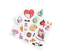 Grupo Erik: Stickers Adesivi Ketnipz - Pack di 41 adesivi stickers, riutilizzabili e resistenti all'acqua, Adesivi pc portatile decorativi, Adesivi personalizzati o Stickers Ketnipz Bean