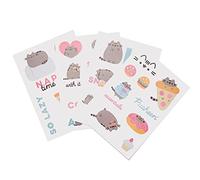 Grupo Erik Kit adesivi stickers Pusheen, 44 stickers, riutilizzabili e resistenti all'acqua, ideale come adesivi computer, smartphone, tablet, console