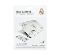 Grupo Erik Kit adesivi stickers Real Madrid, 44 stickers, riutilizzabili e resistenti all'acqua, ideale come adesivi computer, smartphone, tablet, console
