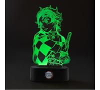 Grupo Erik: Lampada LED Demon Slayer | Lampada da scrivania 12x22 cm con batterie o USB, Lampada LED 3D, Lampada LED Gaming, Demon Slayer Gadget o Accessori