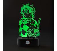 Grupo Erik: Lampada LED Demon Slayer | Lampada da scrivania 12x22 cm con batterie o USB, Lampada LED 3D, Lampada LED Gaming, Demon Slayer Gadget o Accessori