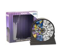 Grupo Erik Lampada Mercoledì Addams - Lampada da Comodino o da Tavolo LED Gaming con Cavo USB o Batterie AAA | Luce Notturna Wednesday Addams 16,7 x 17 x 4,7 cm