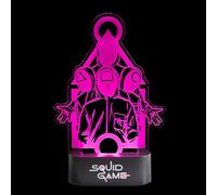 Grupo Erik: Lampada LED Squid Game | Lampada da scrivania 16x23 cm con batterie o USB, Lampada LED 3D, Lampada LED Gaming, Squid Game Gadget o Accessori