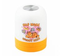 Grupo Erik Luce Notturna Bambini Garfield - Lampada da Comodino LED | Ricaricabile con 3 Temperature di Luce, Dimmerabile, Touch e Portatile con Maniglia, USB-C, 9,1 x 7,2 cm