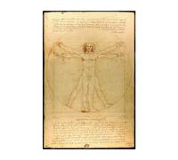 Grupo Erik: L'Uomo Vitruviano di Leonardo | Poster da Parete Arte Classica, 61 x 91,5 cm, Carta Lucida e Incorniciabile