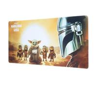 Grupo Erik Tappetino Mouse XXL Mandalorian e Grogu - Tappetino Scrivania Impermeabile e Antiscivolo 80x35cm | Mousepad, Accessori Gaming per Scrivania