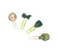 Grupo Erik: Set Graffette Marvel Groot | Set di 4 graffette colorate personalizzate, Clip di cancelleria, Fermagli Clips personalizzati, Groot Gadget, Guardiani della Galassia