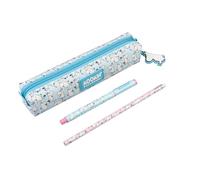 Grupo Erik - Mini astuccio Moomin - Penna e matita incluse, chiusura zip 21 x 4,5 cm