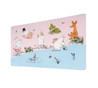 Grupo Erik: Tappetino Mouse Pelle Vegana Moomin - Mouse Pad Antiscivolo per Scrivania, Design Elegante, Superficie Liscia/Accessorio Ufficio e Casa