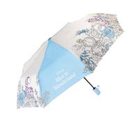 Grupo Erik: Ombrello Alice nel Paese delle Meraviglie | Ombrello Tascabile Disney per Bambini e Adulti, Impermeabile, Ombrello pieghevole da viaggio, Alice Gadget, Regalo Alice