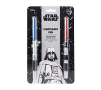 Grupo Erik: Set Penne Star Wars Spada Laser | Set 2 Penne di Star Wars, Spada Laser Luke Skywalker, Spada Laser Darth Vader, Star Wars Gadget, Licenza Ufficiale