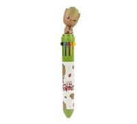 Grupo Erik: Penna Multicolore Marvel Groot | Penna Baby Groot a 10 colori, Penna a sfera retrattile con 10 colori, Baby Groot Gadget, Licenza Ufficiale