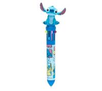 Grupo Erik: Penna Disney Stitch | Penna multicolore Stitch 10 colori, Penna a sfera retrattile con 10 colori, Penna Lilo e Stitch, Stitch Gadget, Licenza Ufficiale