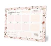 Grupo Erik: Planning da Tavolo A4 Raquel Beck, Planner settimanale con 54 fogli a strappo, 21 x 29,7 cm, Agenda Organizer, To Do List Planner, Planner settimanale da scrivania