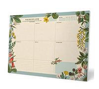 Grupo Erik: Planning da Tavolo A3 Botanical in tedesco | Planner settimanale con 54 fogli a strappo, 29,7 x 42 cm, Agenda Organizer, To Do List Planner, Planner settimanale da scrivania
