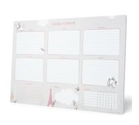 Grupo Erik: Planning da Tavolo A4 Disney Minou Aristogatti, Planner settimanale da scrivania con 54 fogli a strappo, 21 x 29,7 cm, Agenda Organizer, To Do List Planner