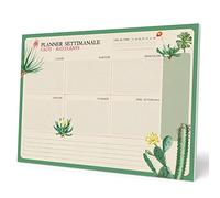 Grupo Erik: Planning da Tavolo A4 Botanical Cacti in italiano | Planner settimanale 21 x 29,7 cm con 54 fogli a strappo, Agenda Organizer, Weekly Planner o Calendario Planner da scrivania
