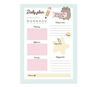 Grupo Erik: Planning da Tavolo A5 Pusheen Foodie Collection, Planner settimanale con 54 fogli a strappo, 14,8 x 21 cm, Agenda Organizer, To Do List Planner, Planner settimanale da scrivania