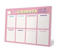 Grupo Erik: Planning da Tavolo A3 Carouge, Planner settimanale con 54 fogli a strappo, 29,7 x 42 cm, Agenda Organizer, To Do List Planner, Planner settimanale da scrivania
