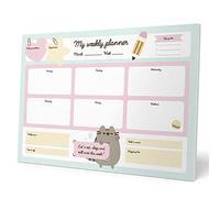 Grupo Erik: Planning da Tavolo A3 Pusheen, Planner settimanale con 54 fogli a strappo, 29,7 x 42 cm, Agenda Organizer, To Do List Planner, Planner settimanale da scrivania