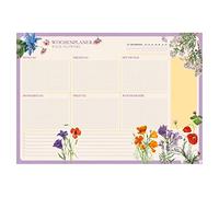 Grupo Erik: Planning da Tavolo A3 Wild Flowers in tedesco | Planner settimanale 29,7 x 42 cm con 54 fogli a strappo, Agenda Organizer, Weekly Planner o Calendario Planner da scrivania