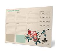 Grupo Erik: Planning da Tavolo A4 Giapponese in Spagnolo | Planner Settimanale con 54 Fogli a Strappo, 21 x 29,7 cm, Agenda Organizer, To Do List
