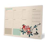 Grupo Erik: Planning da Tavolo A4 Japanese in tedesco | Planner settimanale con 54 fogli a strappo, 21 x 29,7 cm, Agenda Organizer, To Do List Planner, Planner settimanale da scrivania