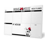 Grupo Erik: Planning da Tavolo A4 Minnie Mouse, Planner settimanale con 54 fogli a strappo, 21 x 29,7 cm, Agenda Organizer, To Do List Planner, Planner settimanale da scrivania