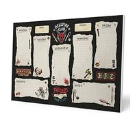 Grupo Erik: Planning da Tavolo A4 Stranger Things, To Do List Planner settimanale 54 fogli a strappo, 21 x 29,7 cm, Agenda Organizer da scrivania