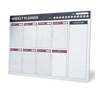Grupo Erik: Planning da Tavolo A4 Weekly Planner settimanale con 54 fogli a strappo, 21 x 29,7 cm, Agenda Organizer in inglese, To Do List da scrivania