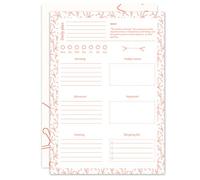 Grupo Erik: Planning da Tavolo A5 Miss Haiku, Planner settimanale con 54 fogli a strappo, 14,8 x 21 cm, Agenda Organizer, To Do List Planner, Planner settimanale da scrivania